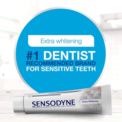 Triple Pack Extra Whitening Toothpaste - 6oz Each for a Brighter Smile!