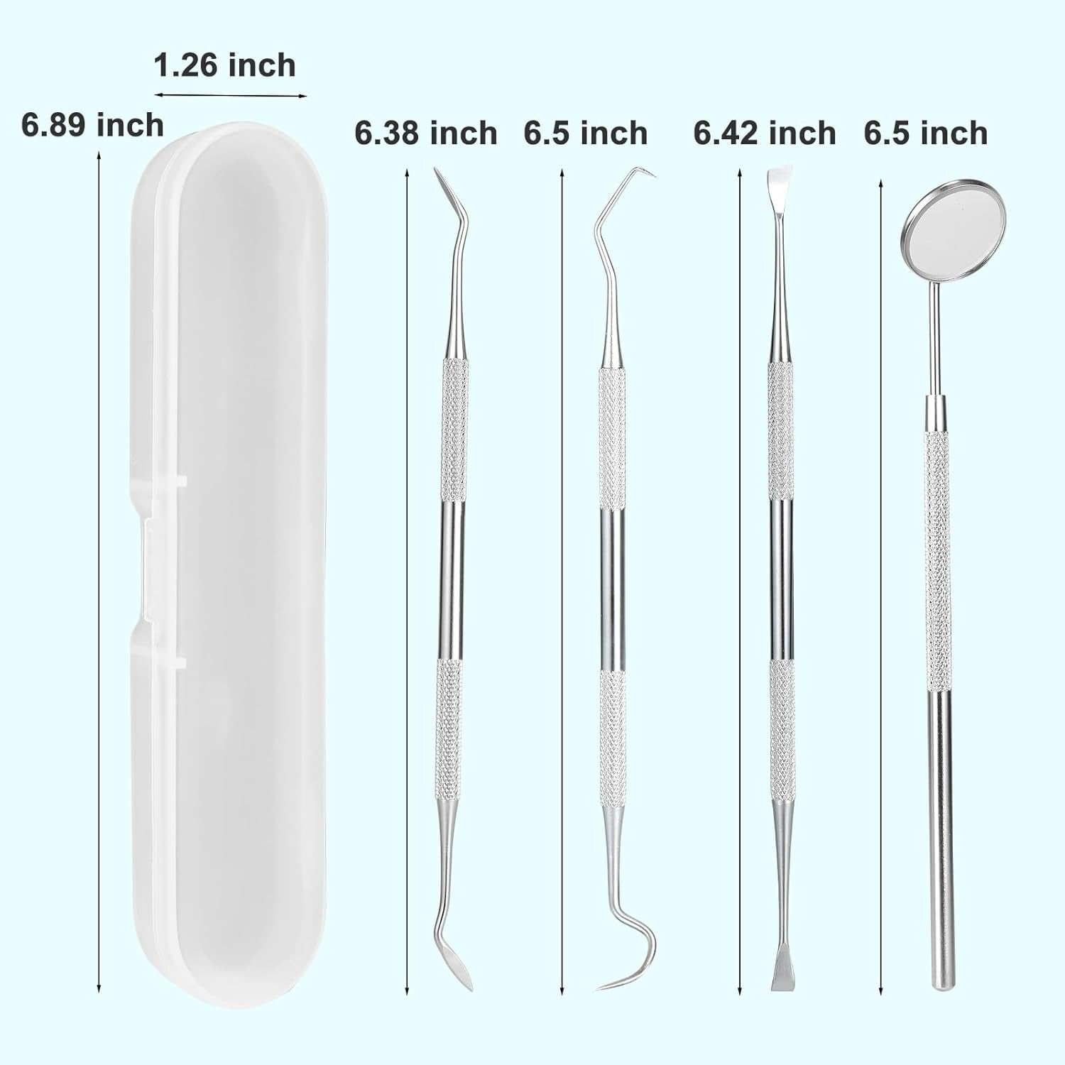 Ultimate Dental Tools Kit for Professional Teeth Cleaning - Perfect for Dentists, Home Use, and Pet Care - Includes Convenient Case