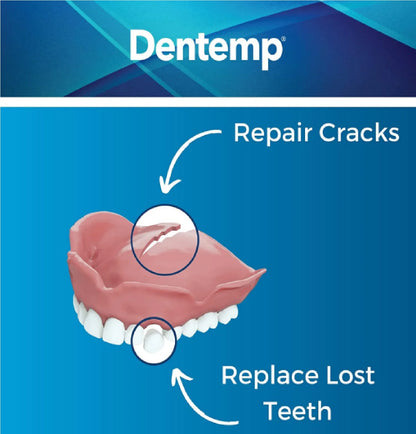 D.O.C. Advanced Denture Repair Kit - 3 Pack for Quick & Easy Fixes