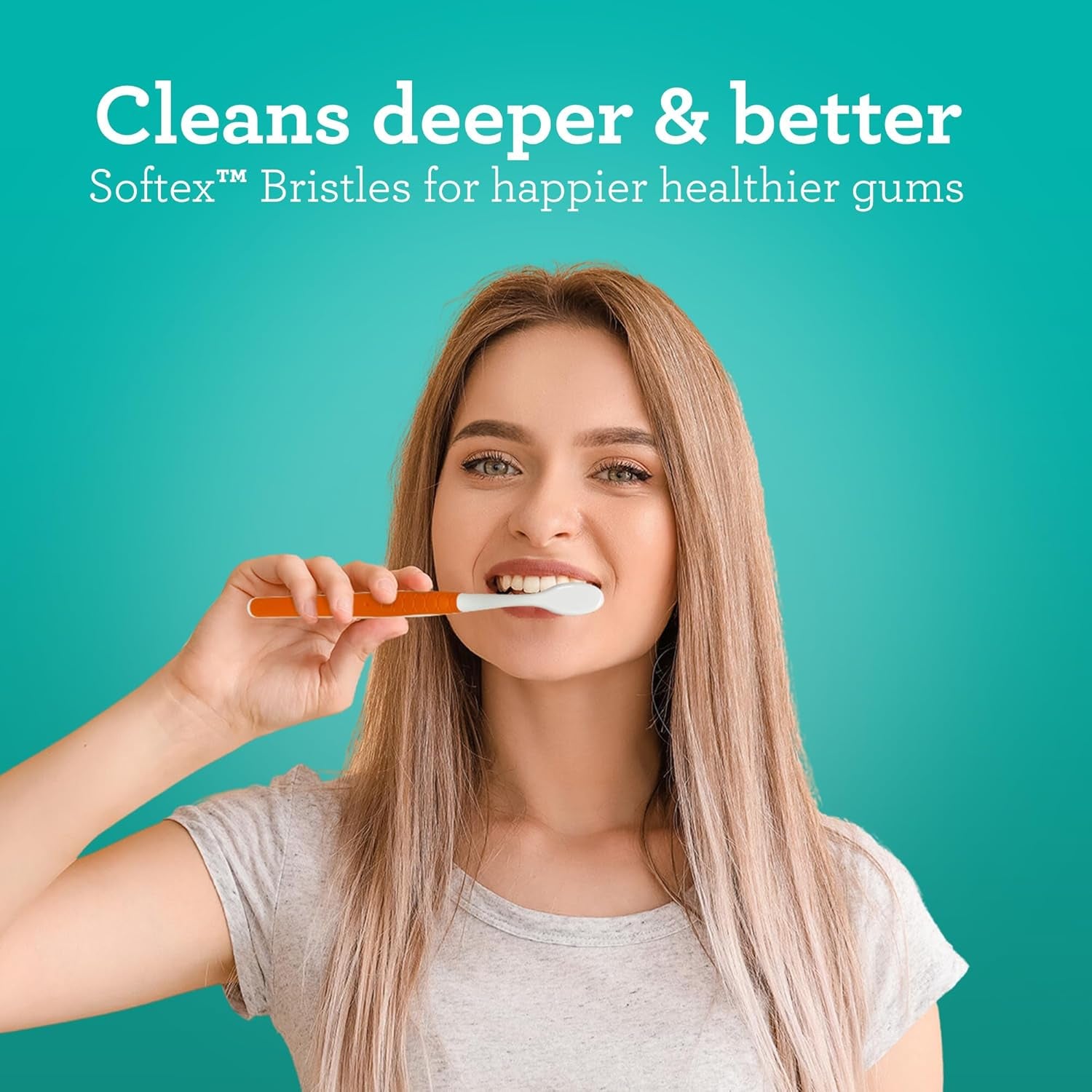 Ultra Soft Butter on Gums Toothbrush - 8000+ Softex Bristles for Sensitive Teeth & Healthy Gums - 6 Pack for a Brighter Smile