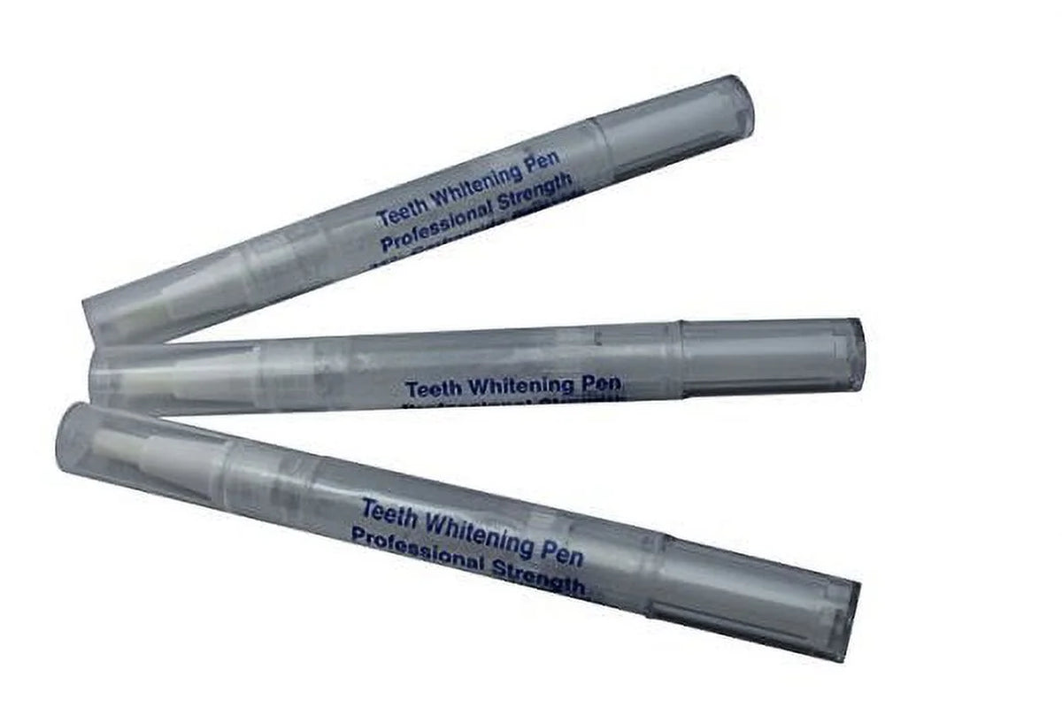 3-Pack Professional Teeth Whitening Pens - 35% Carbamide Peroxide - Fast Results for 80+ Treatments - Made in the USA