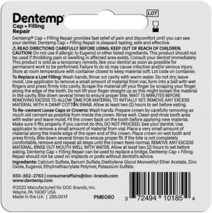 Dentemp Maximum Strength 6-Pack Repair Kit for Lost Fillings and Loose Caps - Fast & Reliable Dental Care at Home!