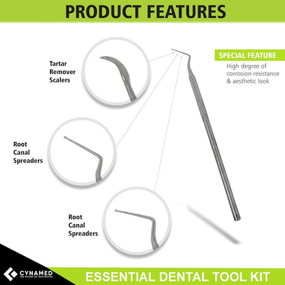 Ultimate Premium Stainless Steel Dental Tool Kit for Superior Oral Care - Perfect for Personal and Pet Hygiene!