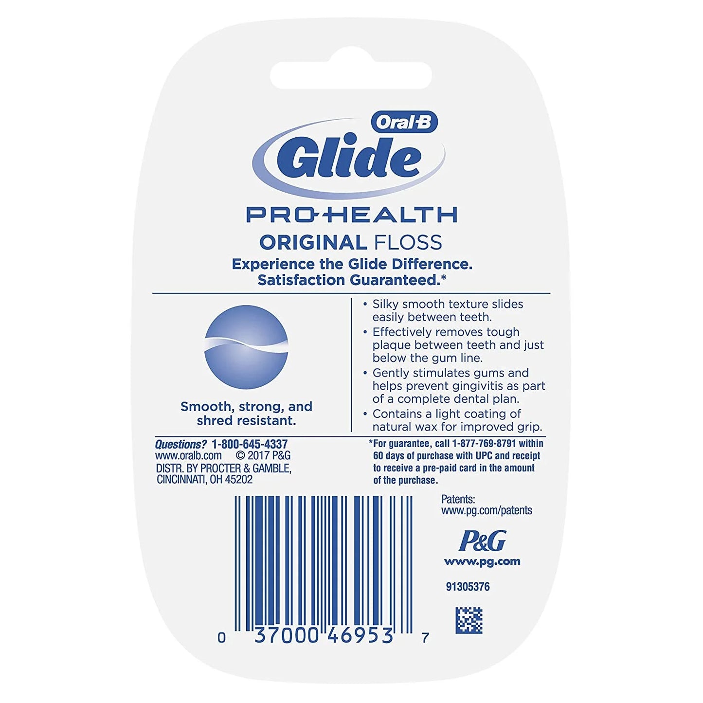 Oral-B Pro-Health Original Dental Floss - Smooth & Strong, 50M, 9-Pack for Ultimate Oral Care