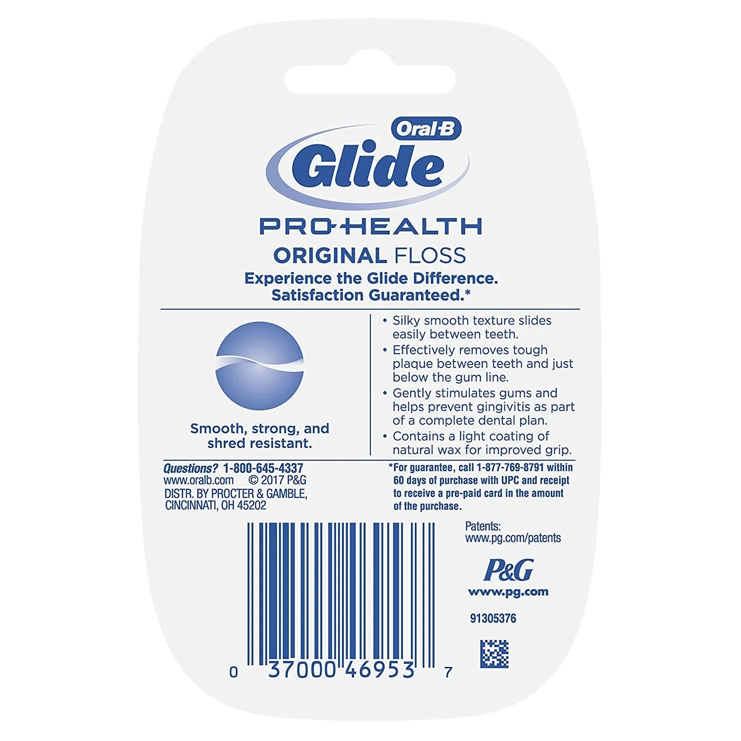 Oral-B Pro-Health Original Dental Floss - Smooth & Strong, 50M, 9-Pack for Ultimate Oral Care